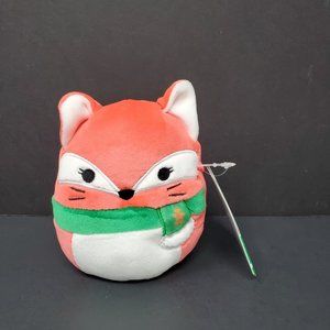 Squishmallow Fifi the Fox 4.5" UltraSoft Stuffed Christmas Holiday Plush NWT